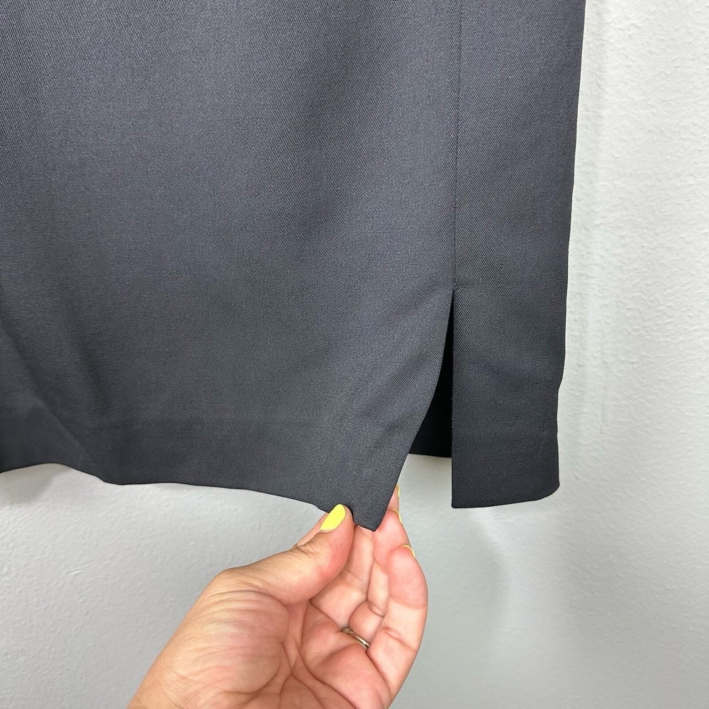 Gucci Vintage 1998 Pencil Skirt Sz 4 US 40IT Black Wool Knee Length Tom Ford Era - Picture 8 of 13